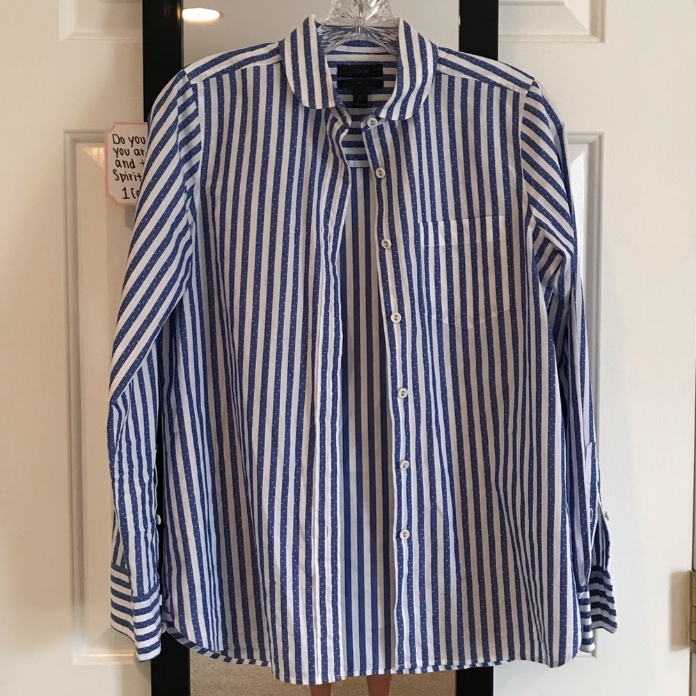 JCREW WOMEN SIZE 2 BUTTON UP SHIRT
